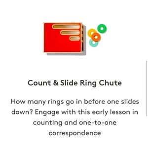 LOVEVERY Count and Slide Ring Chute